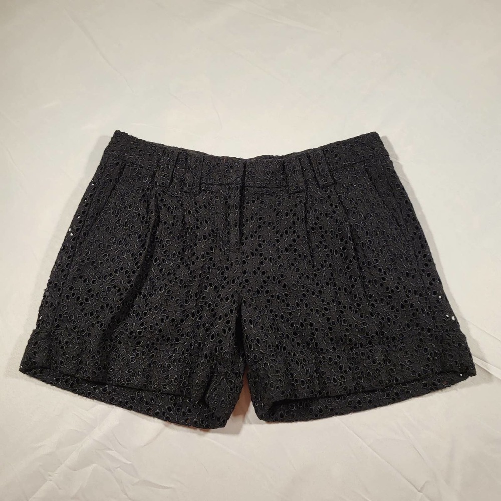 Express Design Studio*Women's 4*Black Eyelet Shorts*8 1/2" Rise